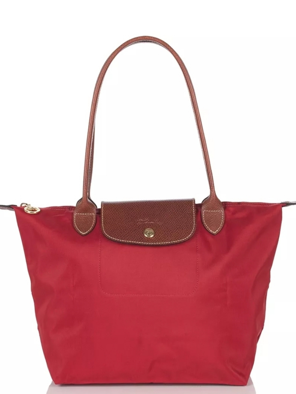 Longchamp Le Pliage Original Shoulder Red Nylon XL Foldable Tote Bag❤️🤎
